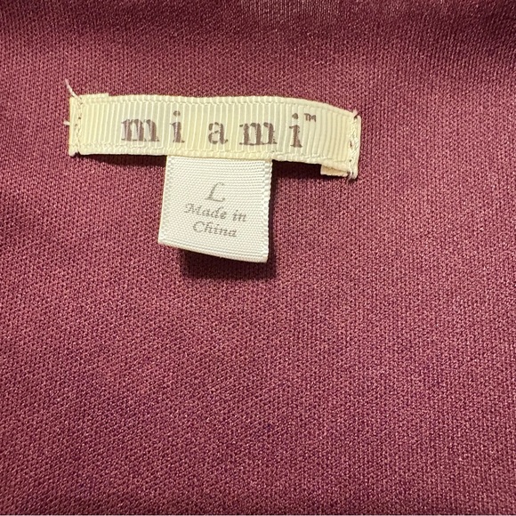 Miami Mini Wrap Dress in a Wine Red Floral Print - Picture 6 of 8